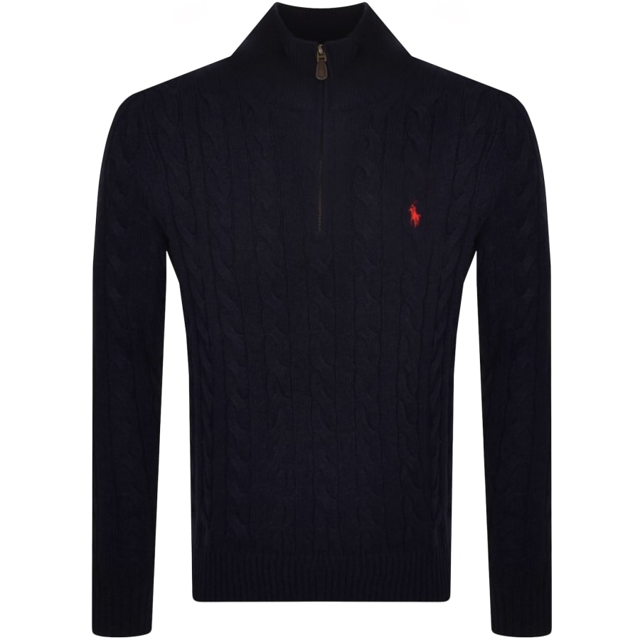 Ralph lauren zip neck sweater online